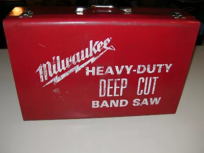 Milwaukee Heavy Duty Deep Cut Band Saw Carrying Case Metal TOOL CASE ONLY • $50