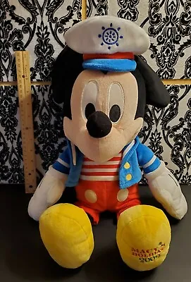 ONE Disney Sailor Mickey Mouse Plush Macy's Holiday 2009 Working Talks 20  FLAW  • $19.99