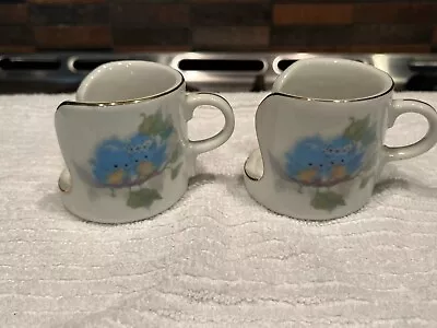 2 Designers Collections Fine Porcelain Taper Candle Holder  Bluebird  Japan • $8.99