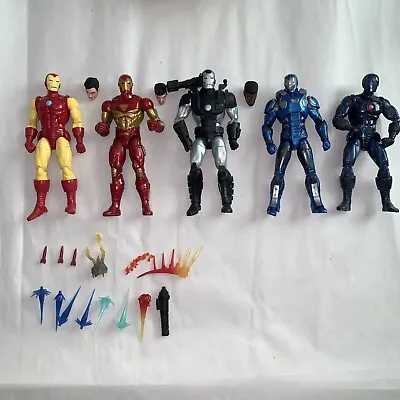 Marvel Legends Iron Man Lot Of 5 Loose Action Figures With Accessories • $75