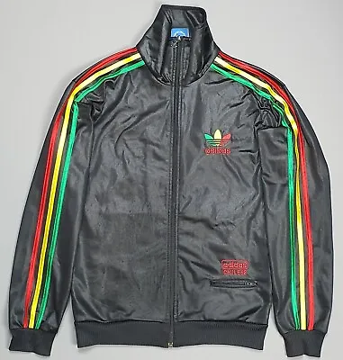 Adidas Chile 62 Jamaica Track Jacket Small Rasta Reggae Casual Retro Track Top • £80