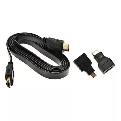 1080P HDMI Cable & HDMI To Mini & Micro Adapter Kit For Android Tablet PC TV • $11.99