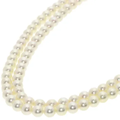 MIKIMOTO   Necklace Akoya Pearl Pearl 2 Series K14 White Gold • $1470