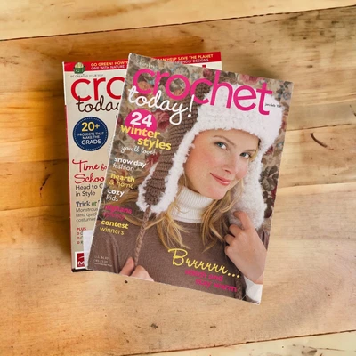 $10 • Buy Crochet Today Yarn Vintage Styles 2009 Lot Of 2 Magazines