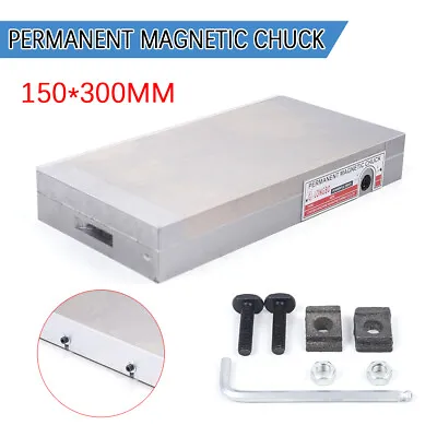 6X12 Inch Lathe Magnets Permanent Magnetic Chuck Fine Pole Surface Grinding New  • $121.26