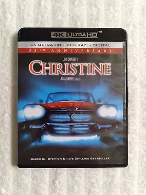 Christine (4K Ultra HD + Blu-ray 1983) No Digital 35th Anniversary Stephen King • $19.49