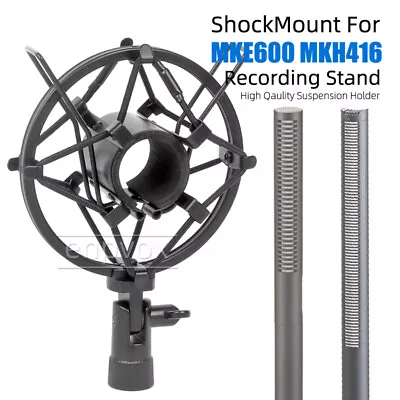 For SENNHEISER MKE600 MKH416 Microphone Anti Shock Mount Clip Stand Mic Holder • $23.98