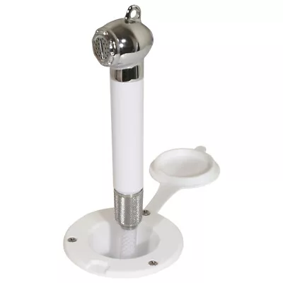 Scandvik Recessed Transom Shower W/6' Hose - White 10055P UPC 786142100555 • $81.02