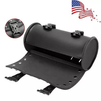 Motorcycle Front Tool Bag PU SaddleBag PU  Luggage  For Honda Rebel 250 450 500 • $11.20