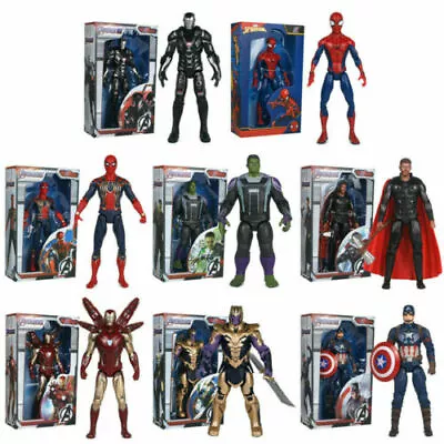 ZD TOYS 7  Marvel Avengers PVC Action Figure Model Toy Kids Gift Iron Man Thor • £18.99