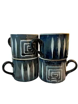 Set Of 4 Vintage 6 Oz Mikasa Potter's Craft Firesong HP300 Coffee Tea Cups~JAPAN • $26.99