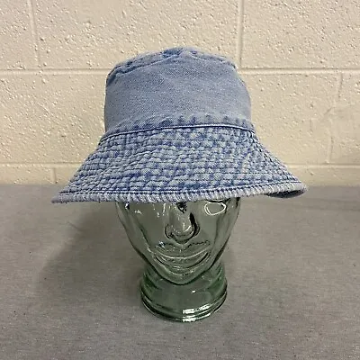 Eddie Bauer Denim Distressed Bucket Hat S/M • $15