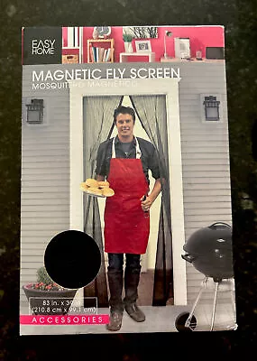 Magnetic Fly Screen Door Easy Home Bugs Mosquitos 83” X 39” Brand New. Free Ship • $19.99