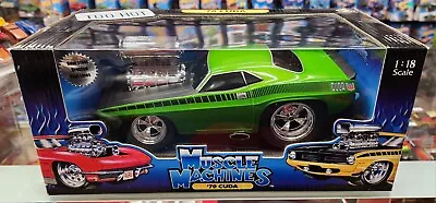 The Original Muscle Machines '70 Cuda 1/18  MIB  • $50