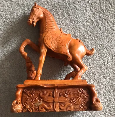 £65 • Buy Large Chinese Tang Horse Figurine On Pedestal Base