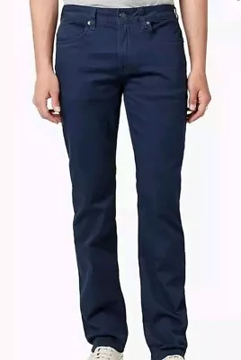 BUFFALO David Bitton Mens AXEL Slim Stretch Jeans 36x32 Med Blue  5 Pocket Sl • $24.95