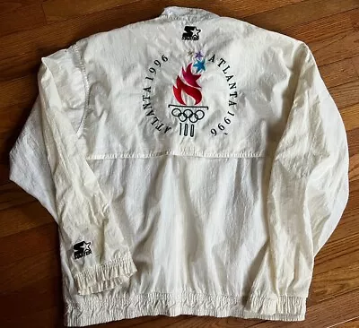 Vtg 90’s Starter Atlanta 1996 Olympic Games Collection Windbreaker Jacket Men M • $39.97