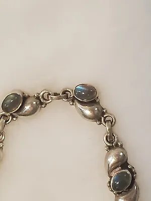 Beautiful Moonstone Handmade Bracelet 925 Solid Silver • $26