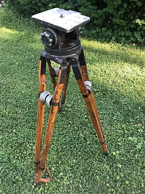 Early 20th Century Mitchell West Hollywood Wooden Tripod And Head 35MM • $2400