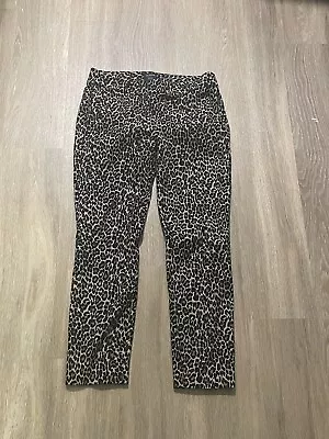 J. Crew Women's Pants Winnie Size 2 Cheetah Print Cropped • $8