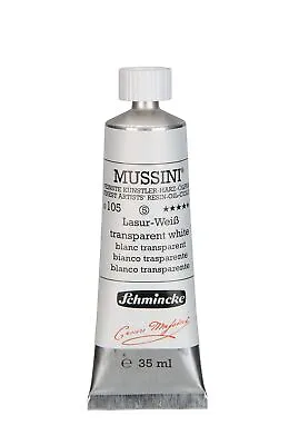 Schmincke MUSSINI® - Finest Artists' Resin Oil Colors Glaze White - 35 Ml • $81.84