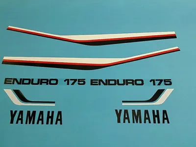 $39.95 • Buy Yamaha Dt175 1981 Tank And Side Cover Decal Graphic Set (#y25)