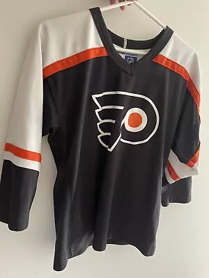 Vintage Martin Biron Philadelphia Flyers Jersey Youth Size L/XL CCM • $40
