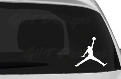Jumpman Vinyl Decal Sticker Air Jordan Michael Jordan MJ 23 Size List #1 • $1.70