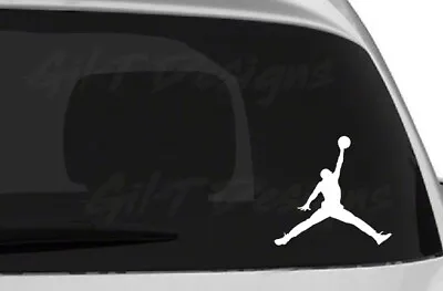 Jumpman Vinyl Decal Sticker Air Jordan Michael Jordan MJ 23 Size List #2 • $4.99