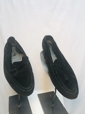 Avventura R. Martegani Black Tassel Suede Made In ITALY Loafer Mens Size 12D  • $89