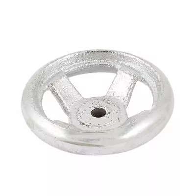£11.20 • Buy 69mm X 29mm Round Metal Hand Wheel Silver Tone For Milling Machine