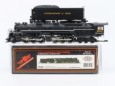 HO MTH 80-3249-1 C&O 2-6-6-6 Allegheny Steam #1601 Proto-Sound 3 - Does Not Run • $232.50