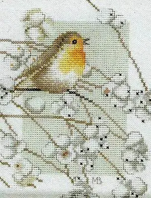 Lanarte Cross Stitch Kit - Robin 34941 • £12