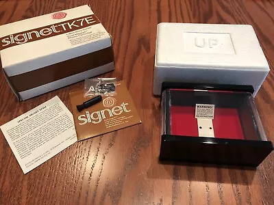 Vintage Audio-Technica Signet TK7E Phono Cartridge Original Box/Manual Japan • $449.95