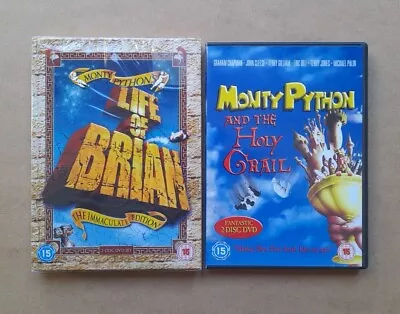 Monty Python's - Life Of Brian / And The Holy Grail - Classic Comedy Films - DVD • £7.99