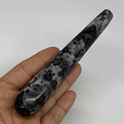 138.5g5.7 X1  Indigo Gabro Merlinite Stick WandHome DecorCollectibleB18051 • $28.99