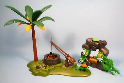 Playmobil 70414 Pirate Hideaway Palm Tree Well Treasure Chest • £5.99