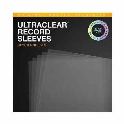 Mobile Fidelity Sound Lab 12  Ultraclear Polypropylene Vinyl Record Outer Sle... • £26.81