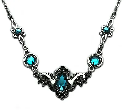 Celtic Elven Renaissance Medieval Bridal Wedding Silver Necklace Choker Jewelry • $24.99