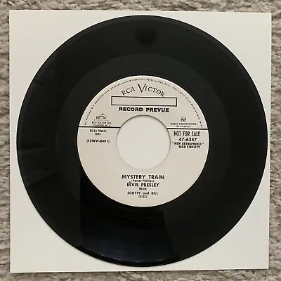 Rare Elvis Promo Mystery Train 47-6357 Mint Record Prevue  1st Promo 45 Original • $595