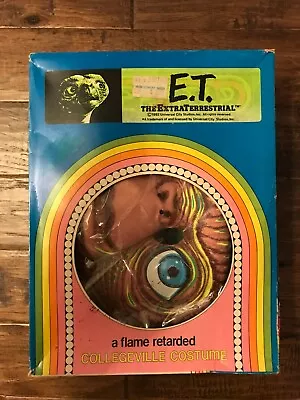 1982 (Collegeville)  E.T. THE EXTRA TERRESTRIAL  Halloween Costume & Mask RARE! • $75