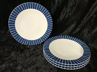 Noritake Epoch Collection E943 REGATTA 10 3/4  Dinner Plates - Set Of 4 • $19.99