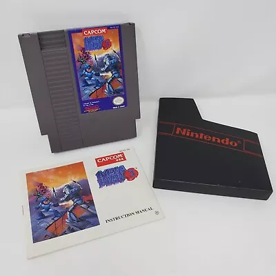 Mega Man 3 W/Manual (Nintendo NES) Authentic & Tested • $40.48