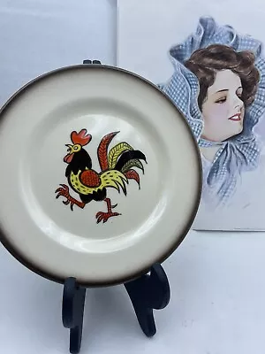 Metlox Red Rooster 7”Dinner Plate Poppytrail California Vintage 1950s To 1970s • $8