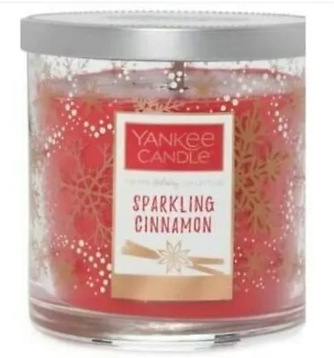 Yankee Candle Sparkling Cinnamon Limited Edition Holiday Collection Tumbler 198g • £12.99