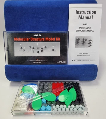 $24.99 • Buy VINTAGE HGS MOLECULAR STRUCTURE MODEL KIT SEALED 1980s C SET ORGANIC CHEMISTRY