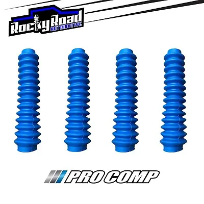 Pro Comp BLUE Universal Shock Absorber Dust Boot Boots (Set Of 4) 2” X 11” • $39.99