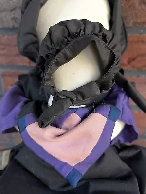 Traditional Soft Cloth Amish Doll + Baby No Face Plain Folks Apron Bonnet NWT • $39.32