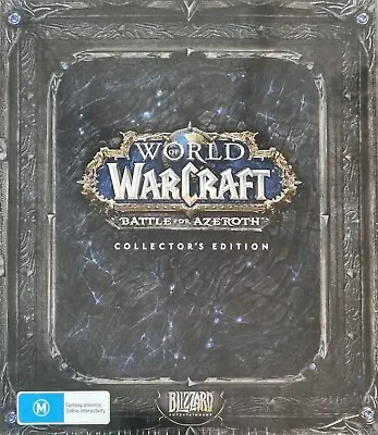 World Of Warcraft Battle For Azeroth Collectors Edition PC - Brand New Sealed • $250