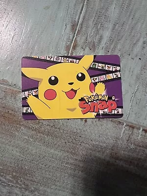 Pokemon Snap Smart Card Pikachu N64 Vintage 1999 BLOCKBUSTER! Wotc • $10